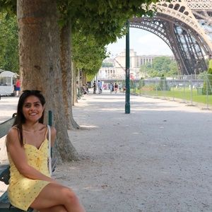 Yellow casual dress from pac sun